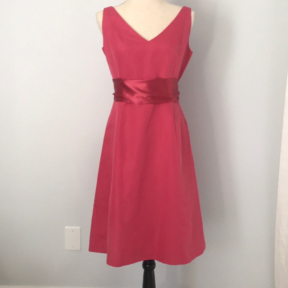 J Crew special occasions vneck/vback dress.